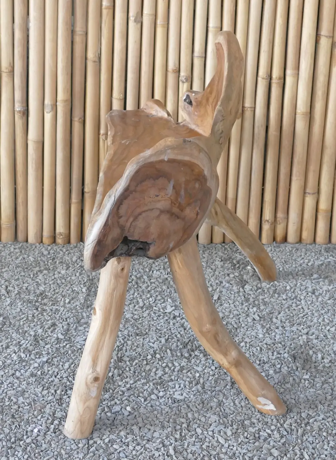 Artikelbild 11 des Artikels “Gartenbank, gefertigt aus einzigartiger Teakholz-Wurzel, ca. 115cm Länge. Die Form kann variieren. “